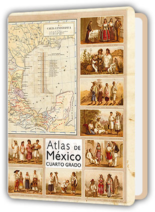 Libro Atlas de México cuarto grado de Primaria PDF