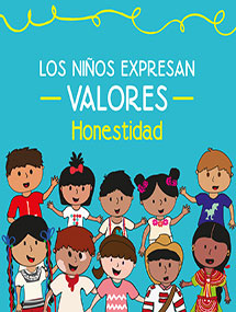 Libro de texto Los niños expresan valores Honestidad complementario de preescolar